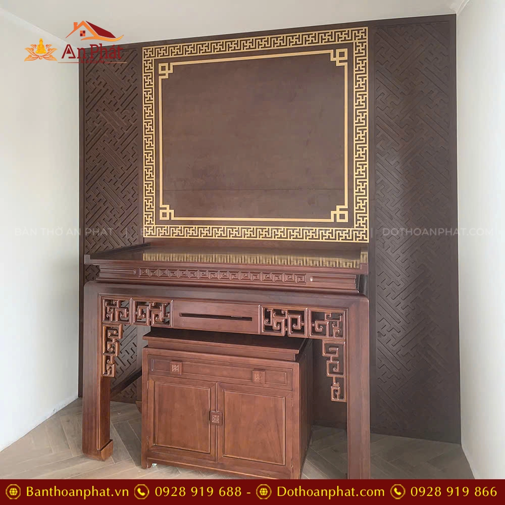 Bàn thờ gỗ gụ đẹp